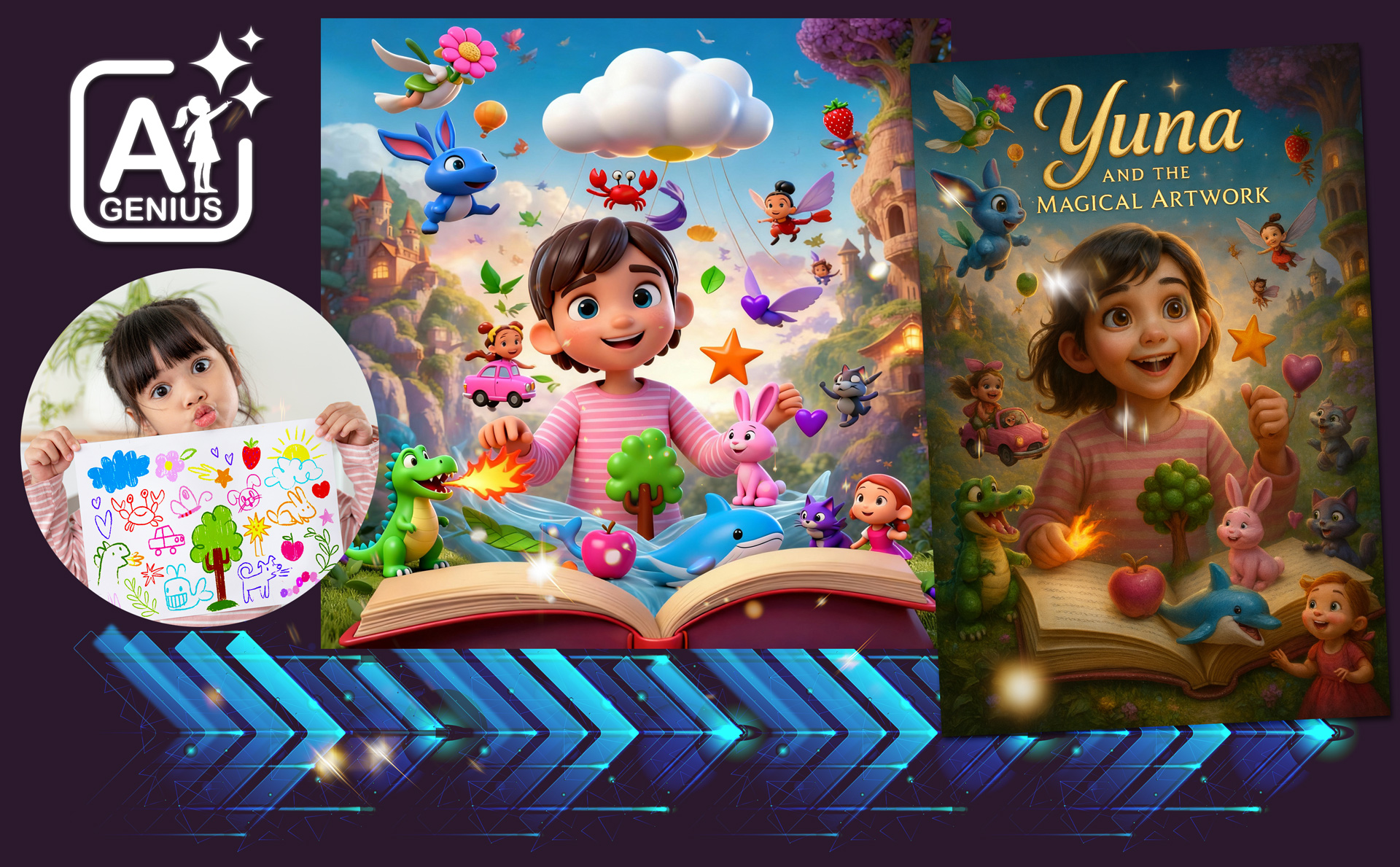 AI Genius - Yuna and the Magical Artwork